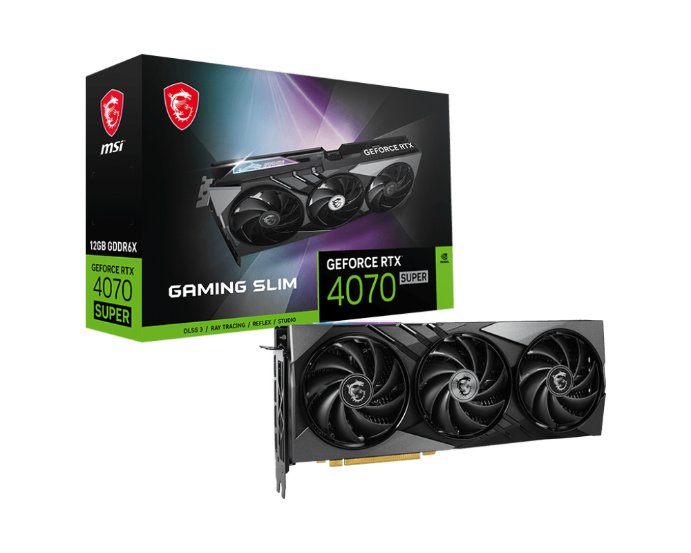 MSI GeForce RTX 4070 Super Gaming Slim 12GB Nvidia Graphic Card