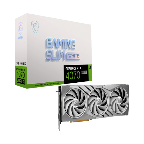 MSI GeForce RTX 4070 Super Gaming Slim White 12GB Nvidia Graphic Card