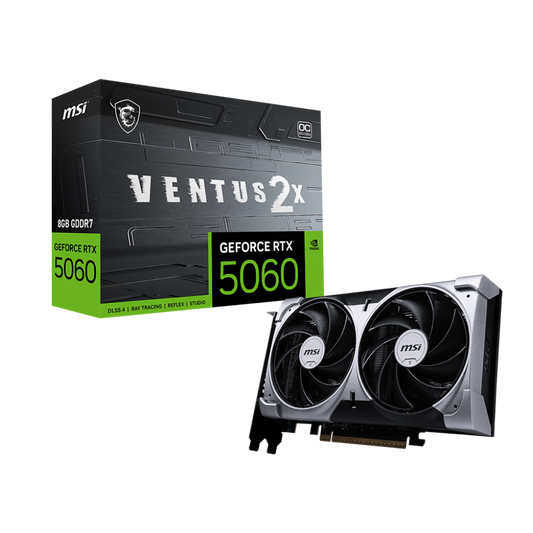 MSI GeForce RTX 5060 Ventus 2X OC 8GB Nvidia Graphic Card