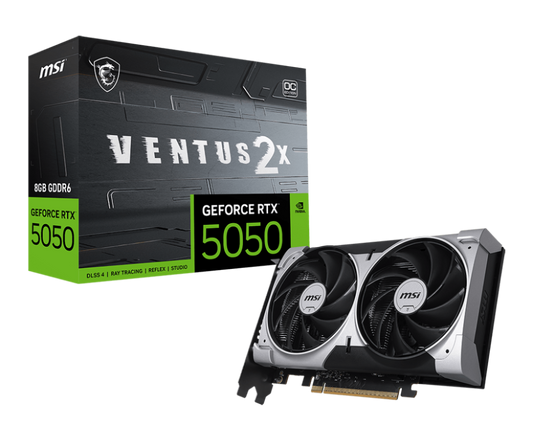 MSI GeForce RTX 5050 Ventus 2X OC 8GB NVIDIA Graphic Card
