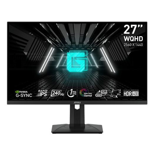 MSI G274QPX 27 Inch 2K QHD 240Hz IPS Panel 136%SRGB 1MS Nvidia GSync Gaming Monitor