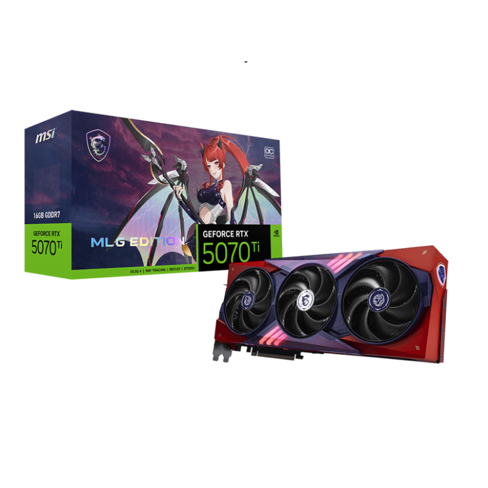 MSI GeForce RTX 5070 TI MLG Edition OC 16GB Nvidia Graphic Card