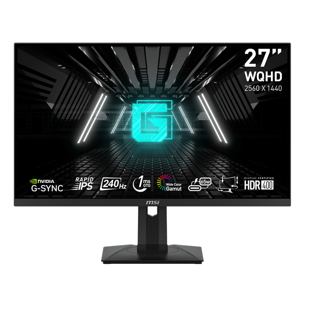 MSI G274QPX 27 Inch 2K QHD 240Hz IPS Panel 136%SRGB 1MS Nvidia GSync Gaming Monitor