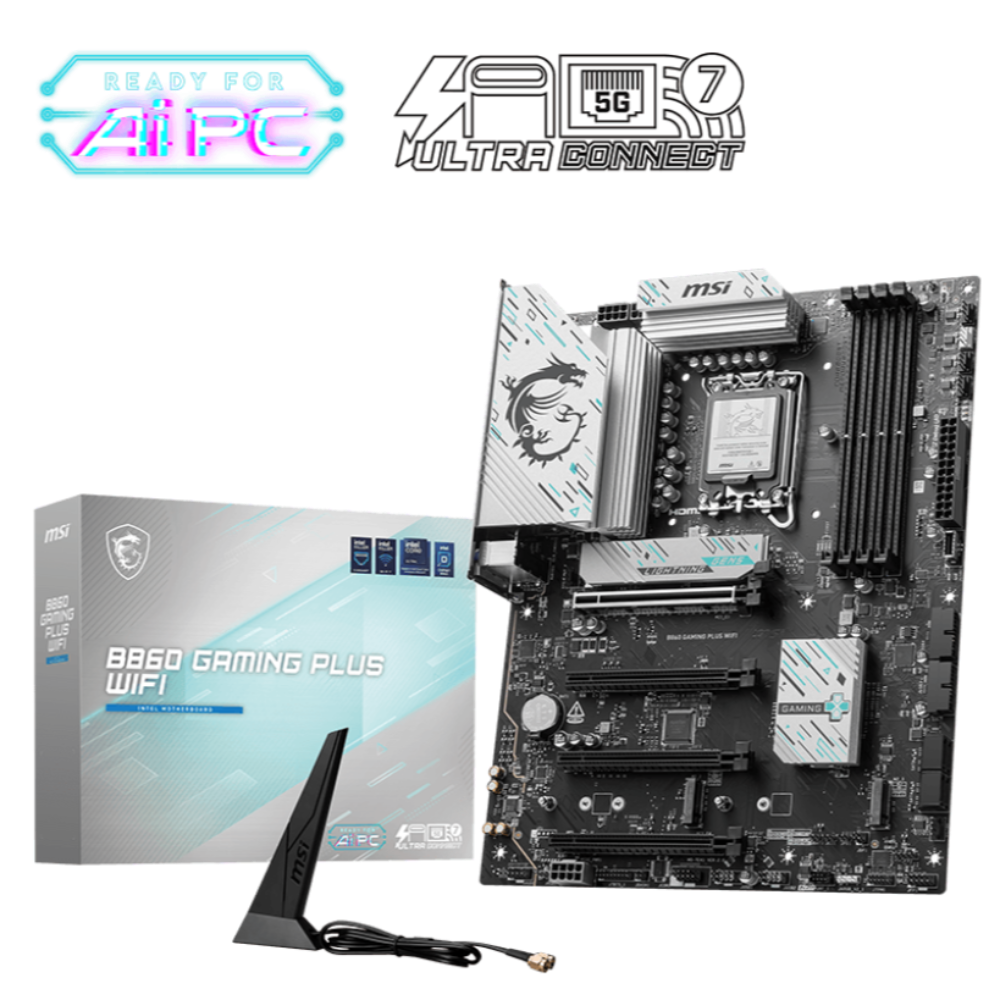 MSI B860 Gaming Plus Wifi DDR5 Intel Motherboard