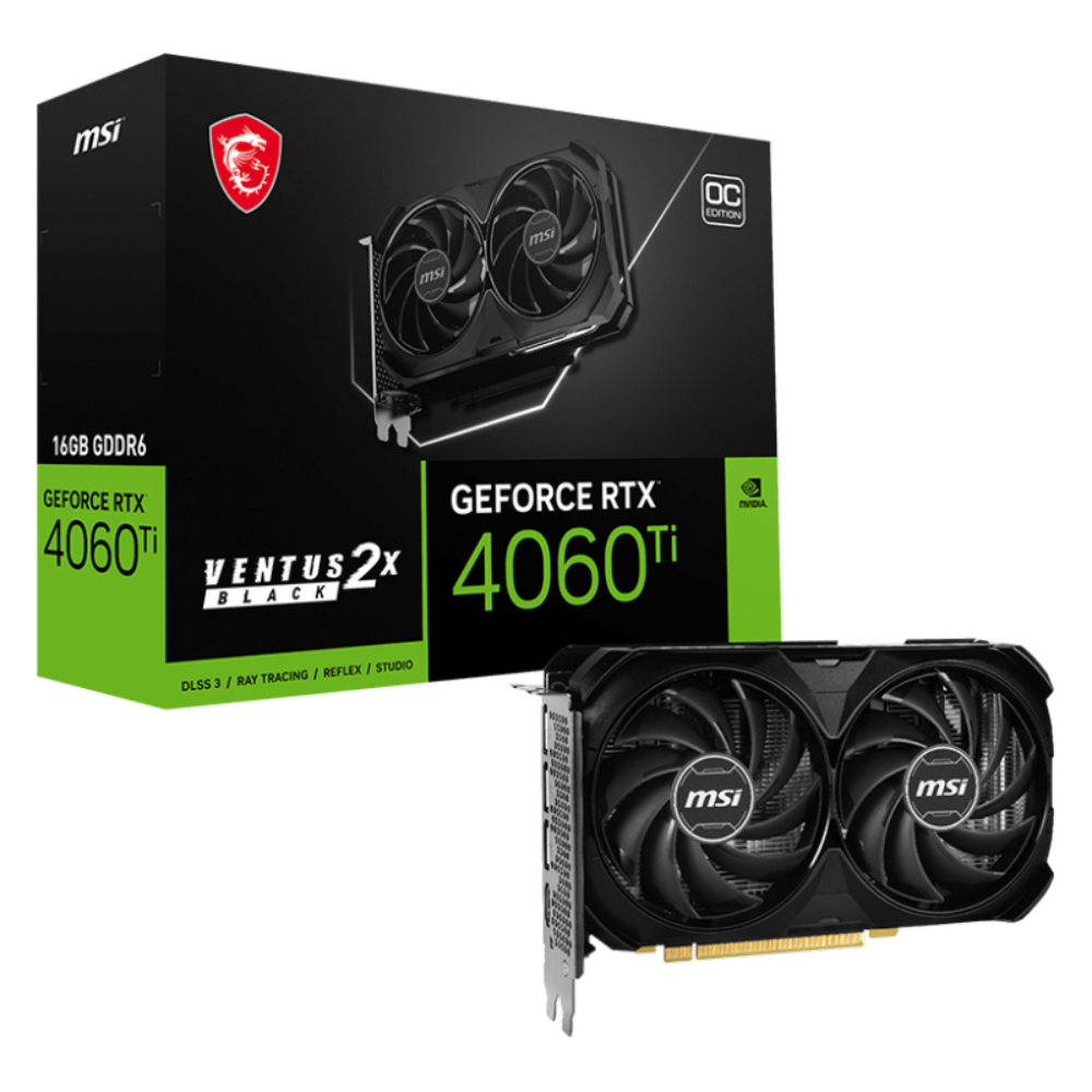 MSI GeForce RTX 4060 Ti Ventus 2X 16GB OC Nvidia Graphic Card
