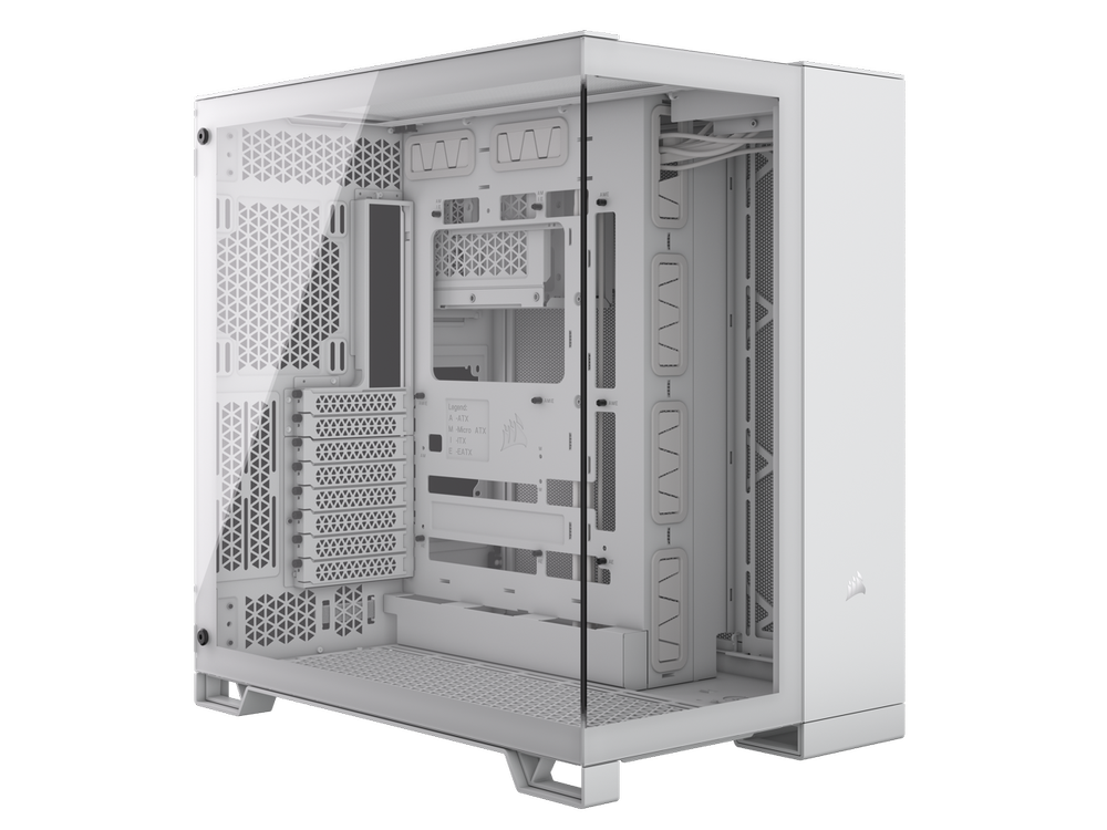 CORSAIR 6500X ATX Mid Tower Dual Chamber Cabinet (White)