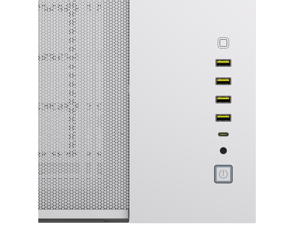 CORSAIR 6500X ATX Mid Tower Dual Chamber Cabinet (White)