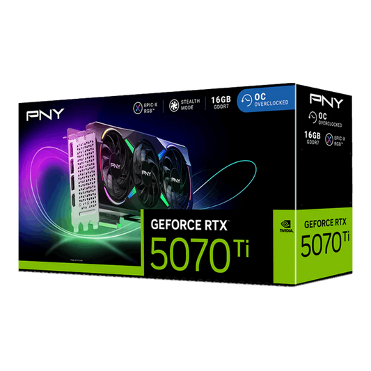 PNY GeForce RTX 5070 Ti ARGB OC 16GB Nvidia Graphic Card