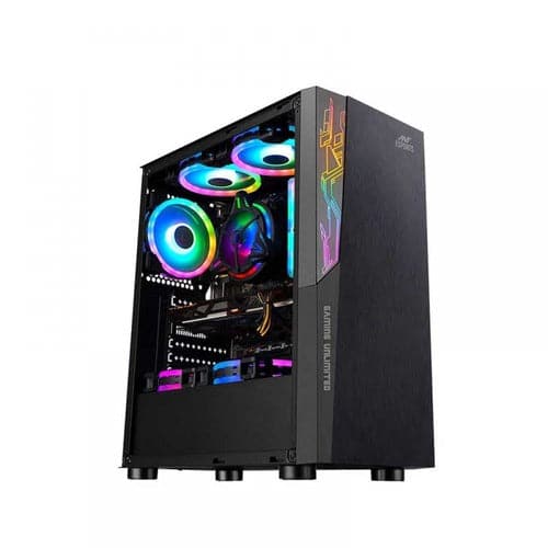 ANT ESPORTS ICE-120AG ATX Mid Tower Cabinet (Black)