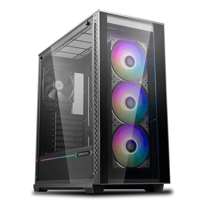 DEEPCOOL Matrexx 70 ADD-RGB 3F EATX Mid Tower Cabinet ( Black )