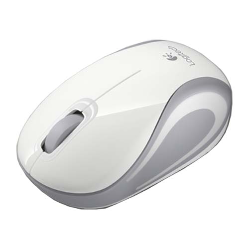 LOGITECH M187 Wireless Ambidextrous Gaming Mouse ( 910-005380 ) ( 1000DPI / 3 Macro Buttons ) ( White )