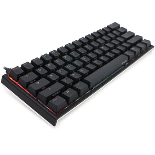 DUCKY One 2 Mini 60% Mechanical Wired Gaming Keyboard ( Black ) ( Cherry MX Blue Switch )