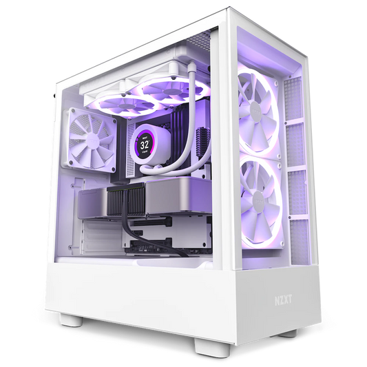 NZXT H5 Elite ATX Mid Tower Cabinet (White)