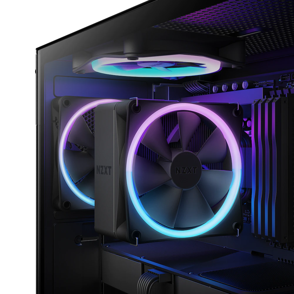NZXT T120 RGB 120mm PWM RGB Single Tower CPU Air Cooler (Black)