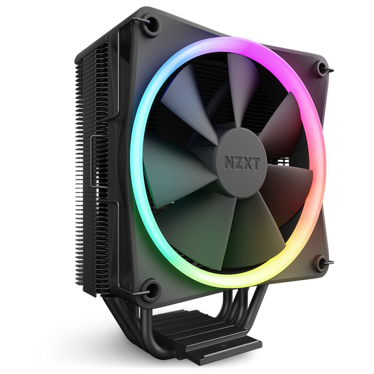 NZXT T120 RGB 120mm PWM RGB Single Tower CPU Air Cooler (Black)