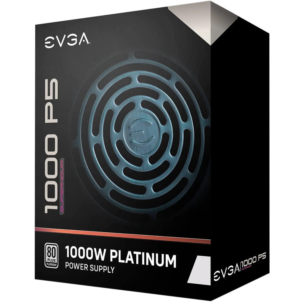 EVGA Supernova 1000 P5 80+ Platinum Fully Modular ATX 3.1 Power Supply (1000 W)