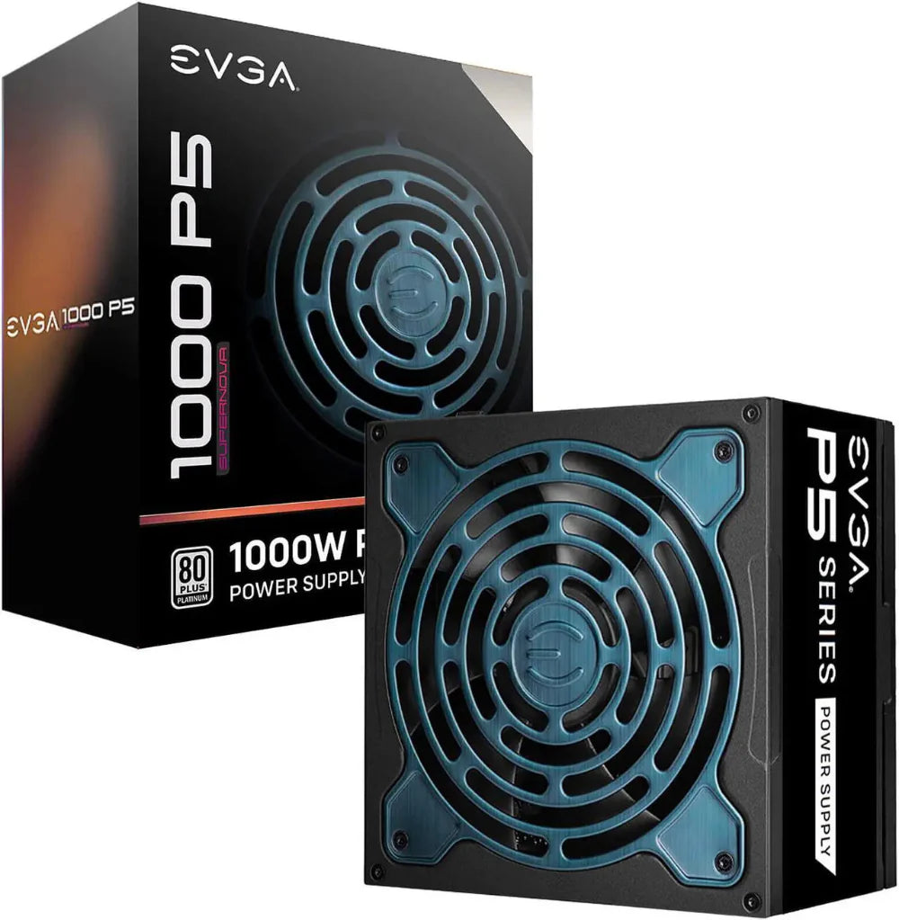EVGA Supernova 1000 P5 80+ Platinum Fully Modular ATX 3.1 Power Supply (1000 W)