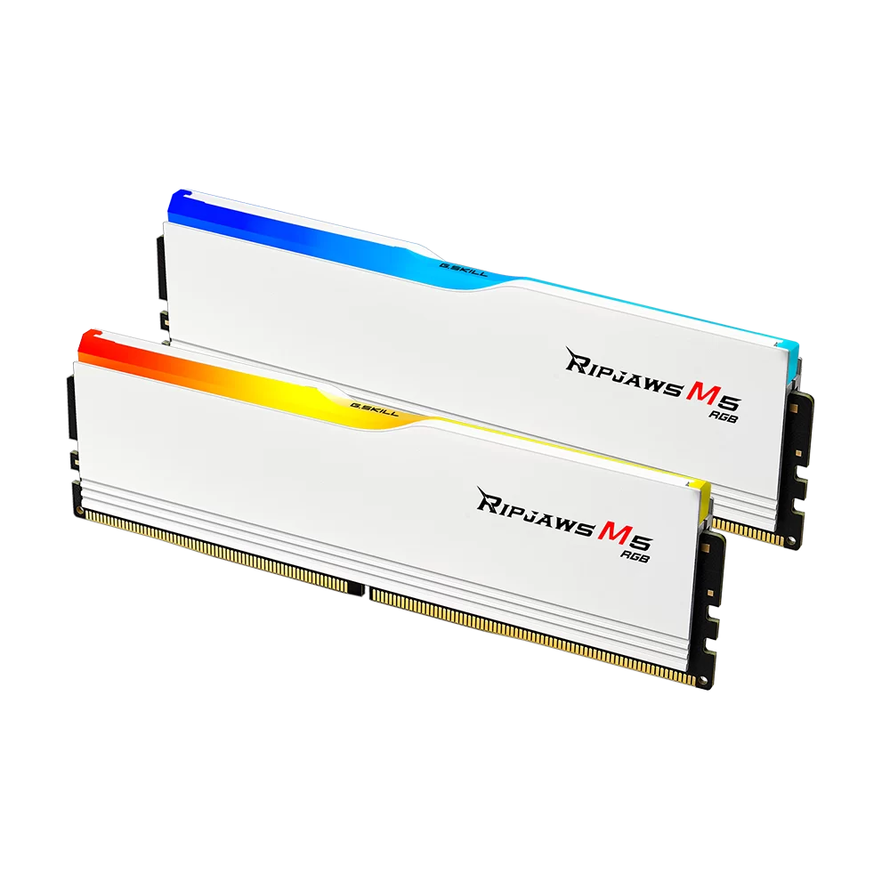 G.SKILL Ripjaws M5 RGB 32GB ( 16GBx2 ) 6000MHz DDR5 RAM ( White ) ( CL36 )