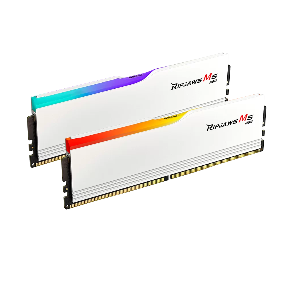 G.SKILL Ripjaws M5 RGB 32GB ( 16GBx2 ) 6000MHz DDR5 RAM ( White ) ( CL36 )