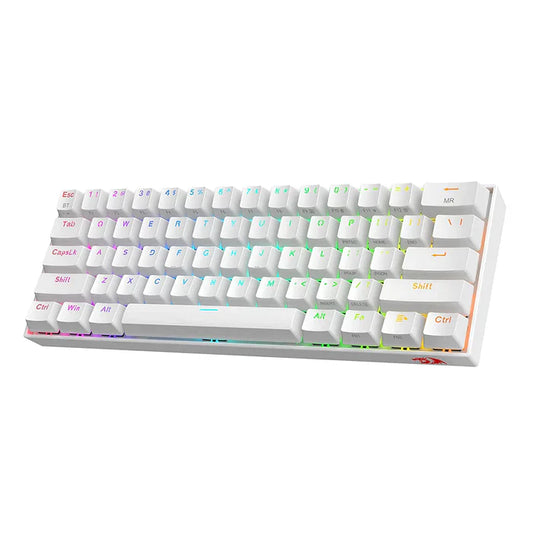 REDRAGON K530 Pro Draconic 60% Mechanical Wireless Gaming Keyboard ( White ) ( Red Switch )