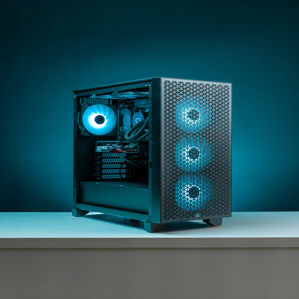 Brain Tech PC ( AMD Ryzen 7 7700X / NVIDIA RTX 4070 TI 12GB / 64GB RAM DDR5 / 1TB M.2 NVME SSD ) Custom PC Build for Corona Rendering