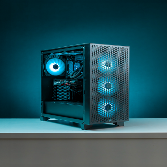 Brain Tech PC ( AMD Ryzen 7 7700X / NVIDIA RTX 4070 TI 12GB / 64GB RAM DDR5 / 1TB M.2 NVME SSD ) Custom PC Build for Corona Rendering