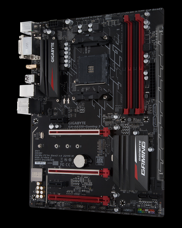 GIGABYTE AB350M Gaming 3 DDR4 AMD Motherboard