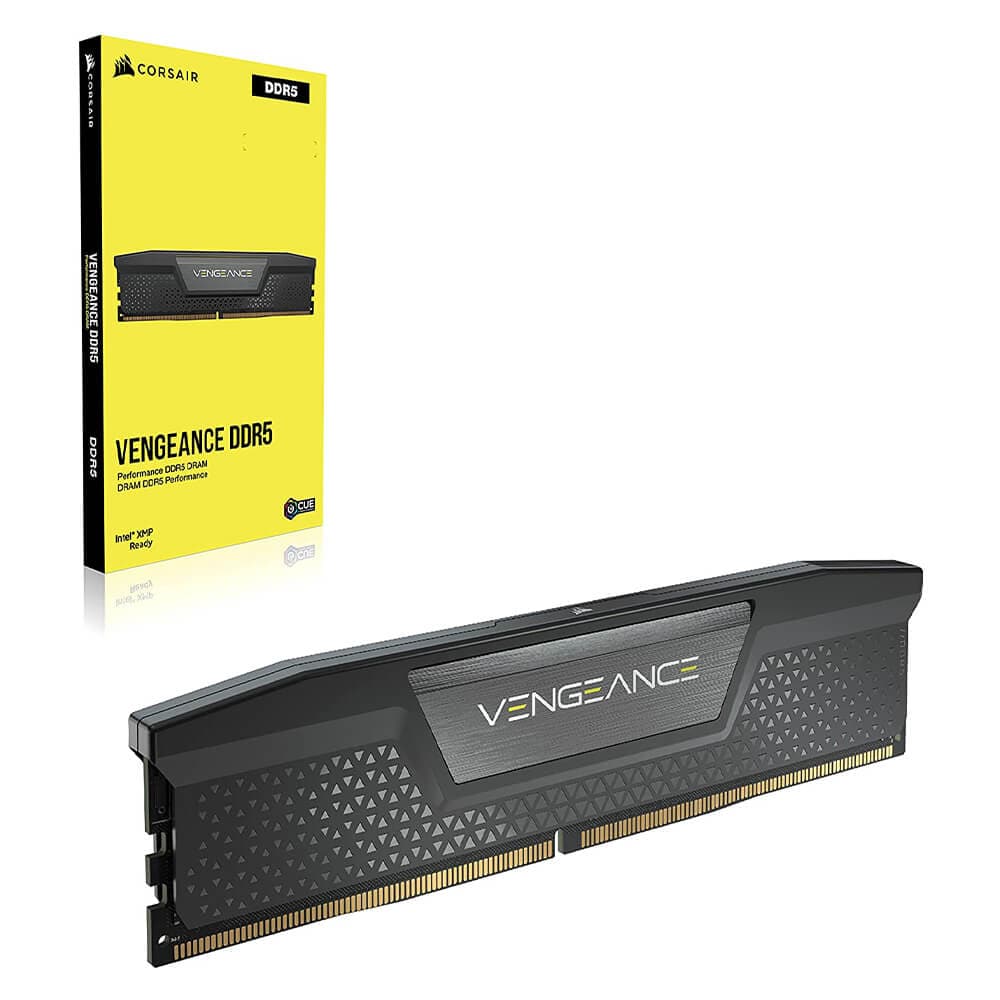 CORSAIR Vengeance 64GB ( 32GB x 2 ) 5200MHz DDR5 RAM ( Black ) ( CL40 )