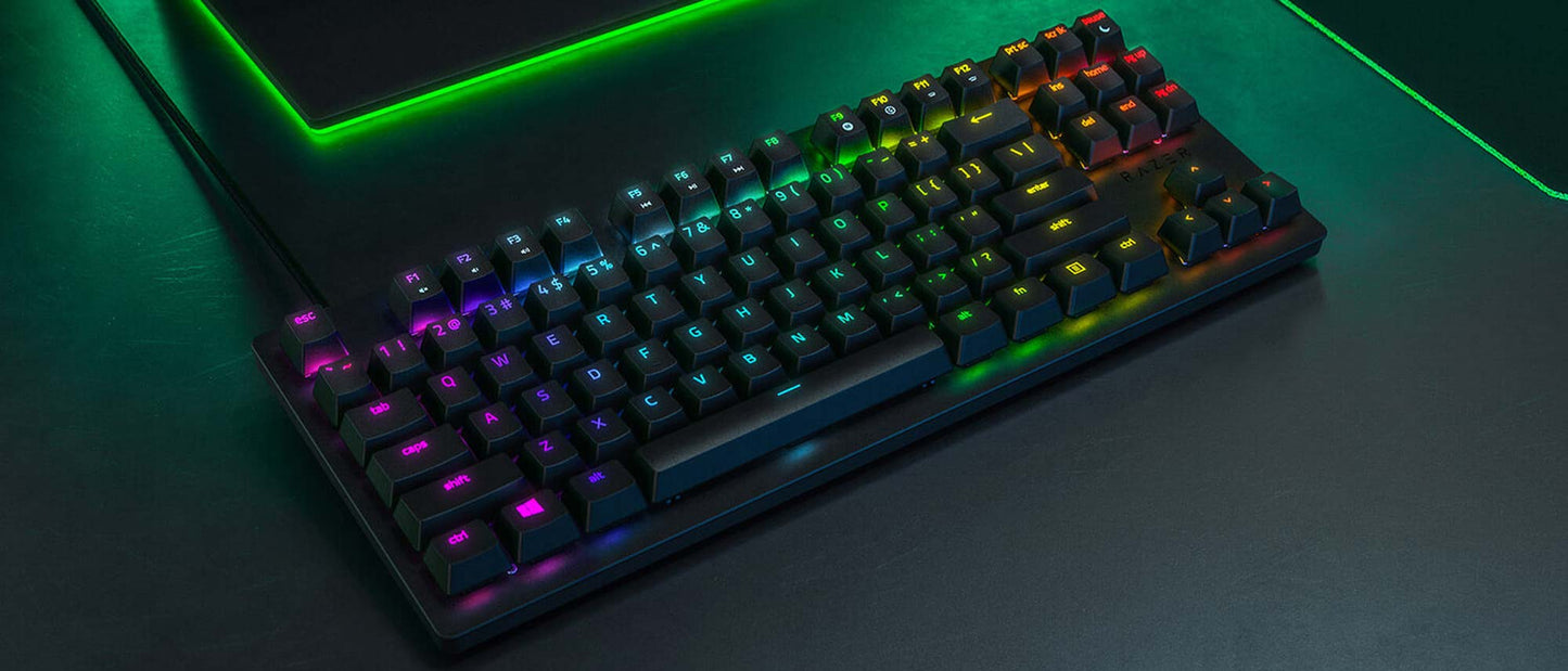 RAZER Huntsman Tournament Edition Tenkeyless RGB Opto-Mechanical Wired Gaming Keyboard ( Razer Linear Switch )
