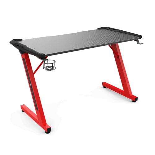 GAMDIAS Daedalus E2 Gaming Desk (Black-Red)