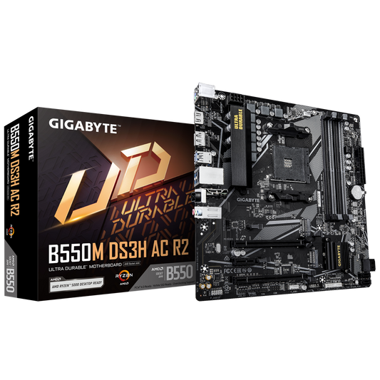 GIGABYTE B550M DS3H AC R2 DDR4 AMD Motherboard