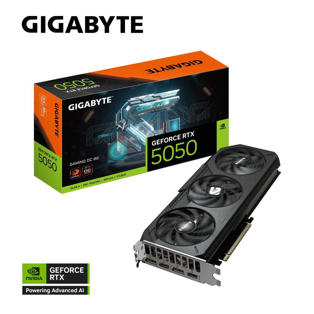 GIGABYTE GeForce RTX 5050 Gaming OC 8GB NVIDIA Graphic Card