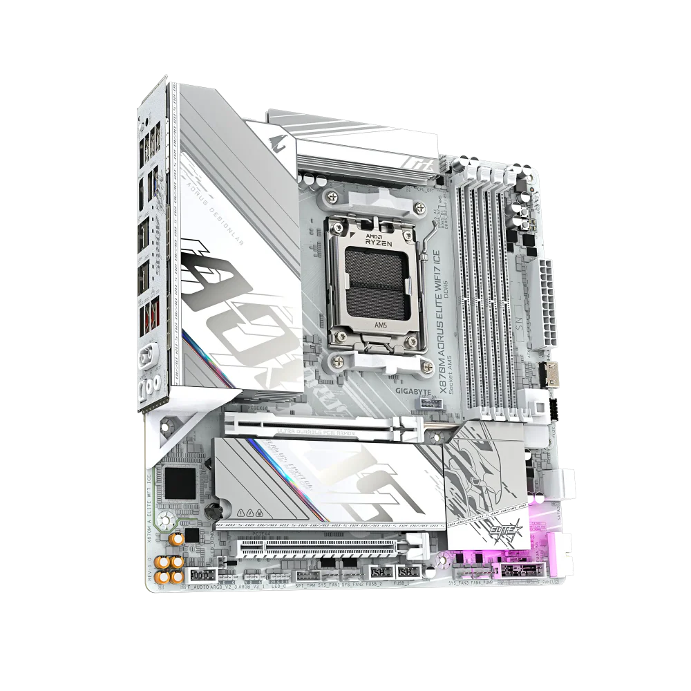 GIGABYTE X870M Aorus Elite ICE Wifi7 DDR5 AMD Motherboard