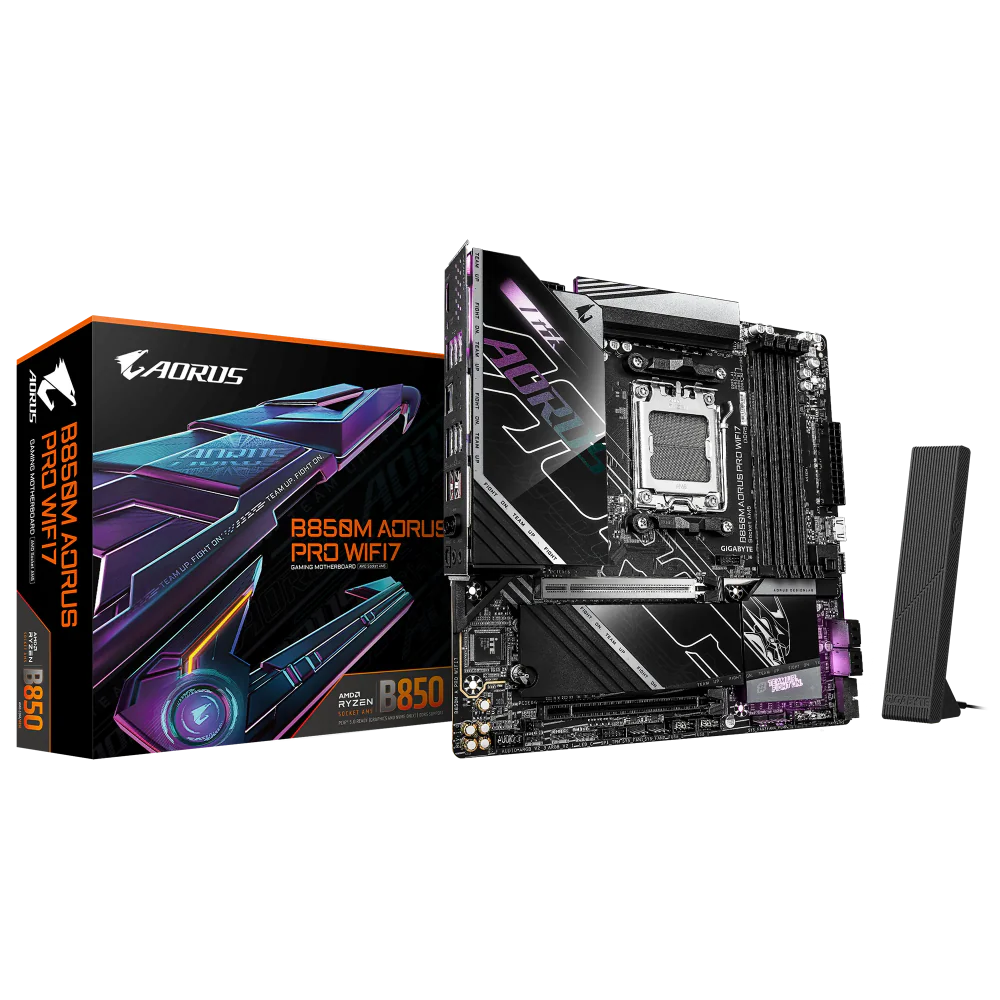 GIGABYTE B850M Aorus Pro Wifi7 DDR5 AMD Motherboard