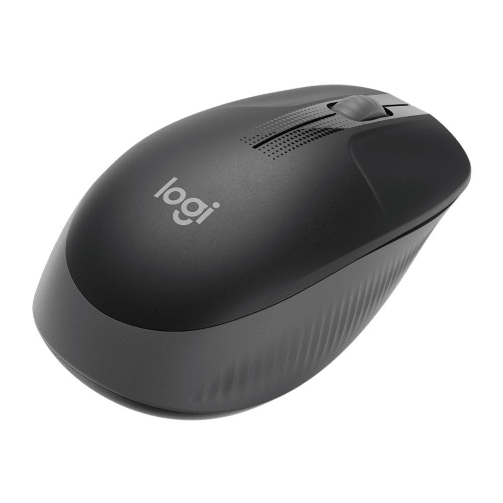 LOGITECH M191 Wireless Ambidextrous Gaming Mouse ( 910-005905 ) ( 1000DPI / 3 Macro Button ) ( Black )