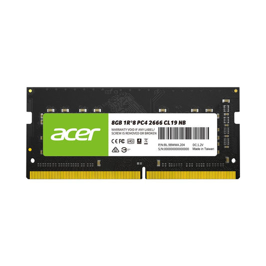 ACER SD100 4GB ( 4GBx1 ) 2666MHz DDR4 Laptop RAM ( Black ) ( CL19 )