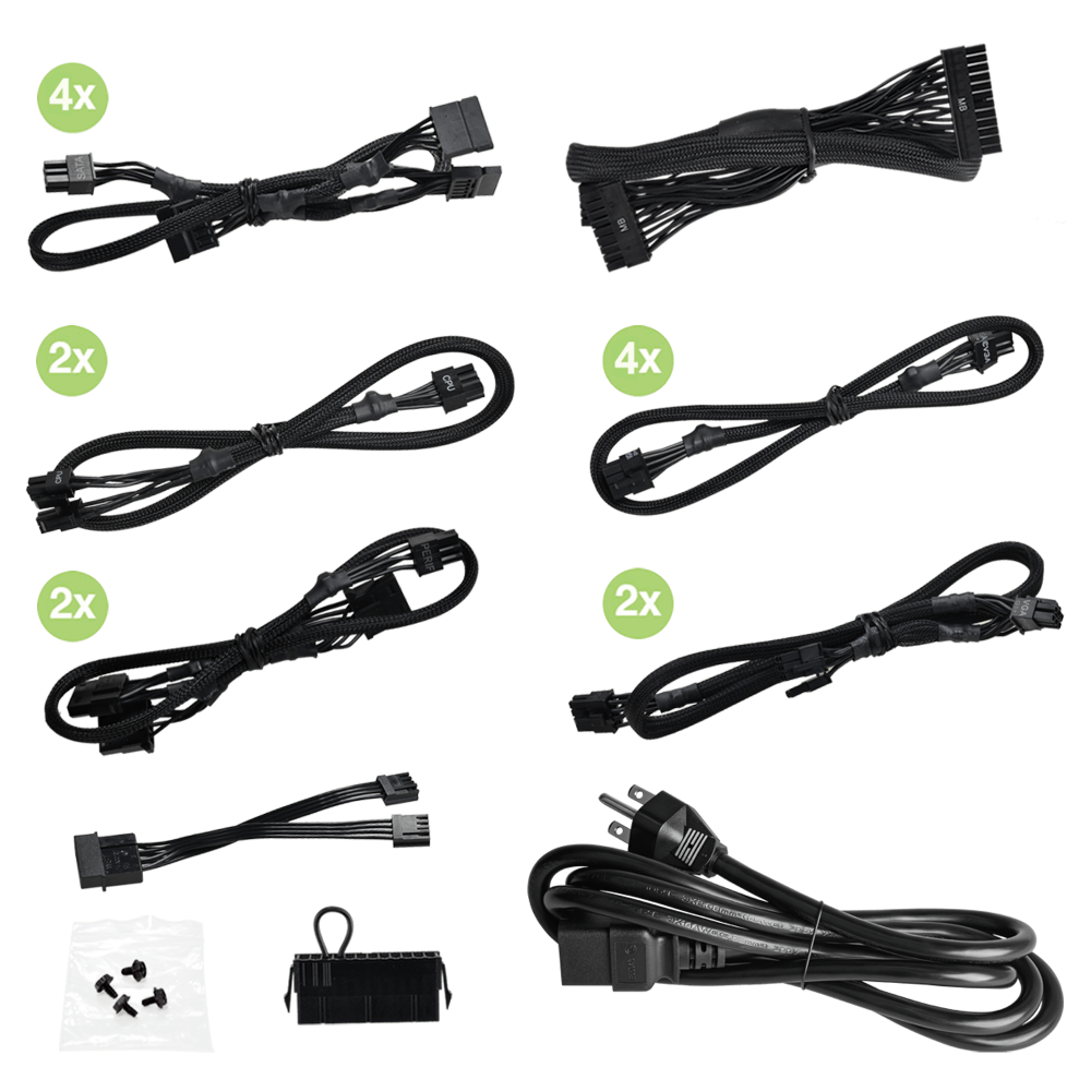 EVGA Supernova 1300G+ 80+ Gold ATX 2.0 Fully Modular Power Supply ( 1300W )