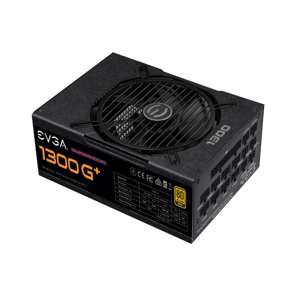 EVGA Supernova 1300G+ 80+ Gold ATX 2.0 Fully Modular Power Supply ( 1300W )
