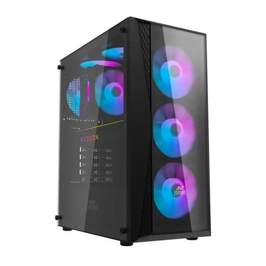 ANT ESPORTS 220 Air RGB ATX Mid Tower Cabinet (Black)
