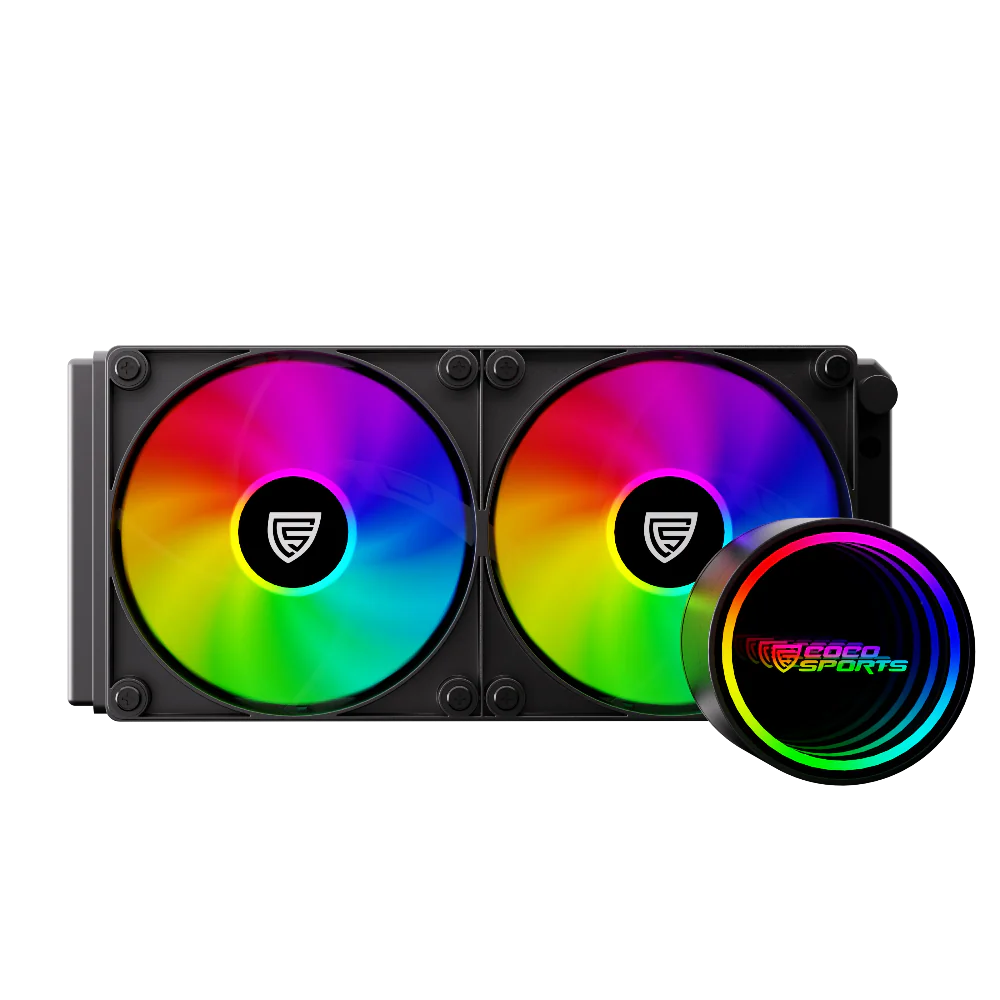 COCONUT Sports Freeze 240mm ARGB CPU Liquid Cooler ( Black )