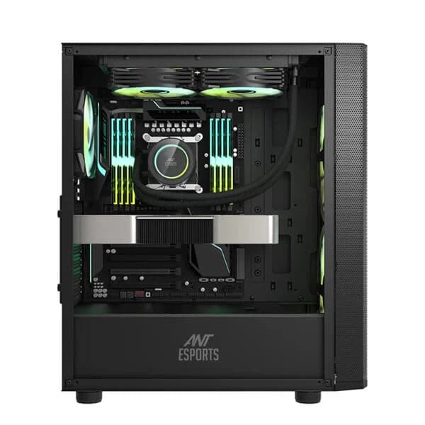 ANT ESPORTS 250 Air RGB ATX Mid Tower Cabinet (Black)