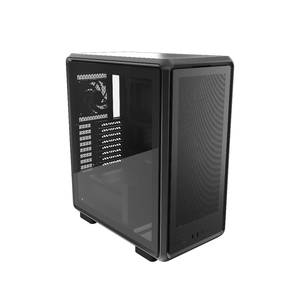 COOLER MATER Masterfreame 500 Mesh ARGB EATX Mid Tower Cabinet ( Black )