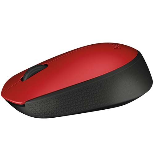 LOGITECH M171 Wireless Ambidextrous Gaming Mouse ( 910-004641 ) ( 1000DPI / 3 Macro Buttons ) ( Red )