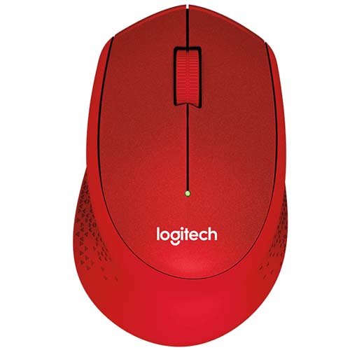 LOGITECH M331 Silent Plus Wireless Ergonomic Gaming Mouse ( 910-004916 ) ( 1000DPI / 3 Macro Button ) ( Red )