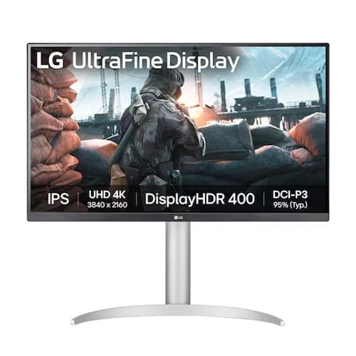 LG 27UP650K-W UltraFine 27 Inch 4K UHD 60Hz IPS Panel 99% SRGB 5MS Dynamic Sync IPS Gaming Monitor ( White )
