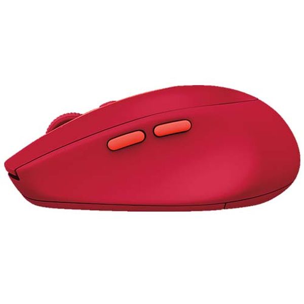 LOGITECH M590 Multi-Device Silent Bluetooth Wireless Ambidextrous Gaming Mouse ( 910-006247 ) ( 1000DPI / 5 Macro Button ) ( Ruby )