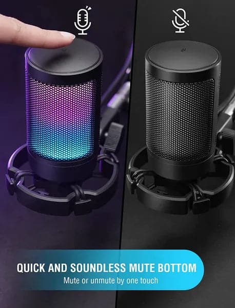 FIFINE Ampligame A6V USB Gaming Microphone (Black)