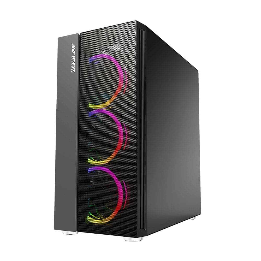 ANT ESPORTS ICE-511MT RGB EATX Mid Tower Cabinet (Black)