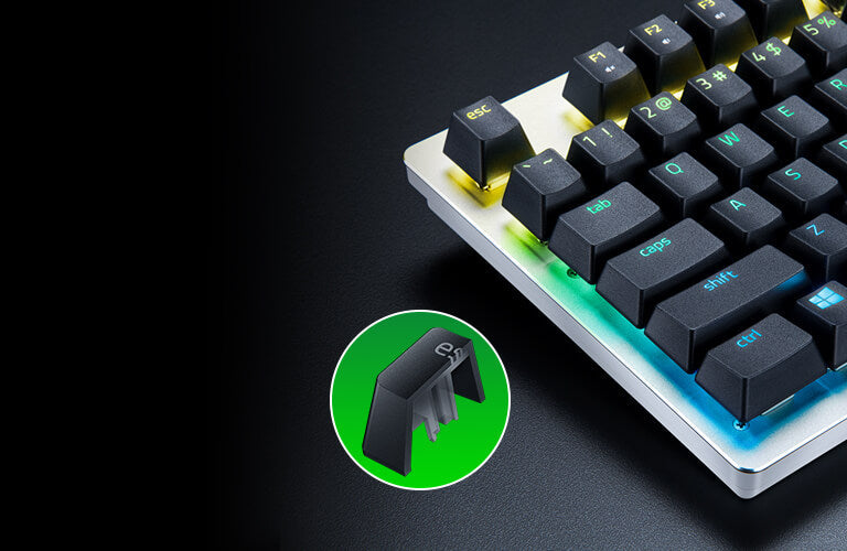Razer PBT Keycap Upgrade Set - Classic Black