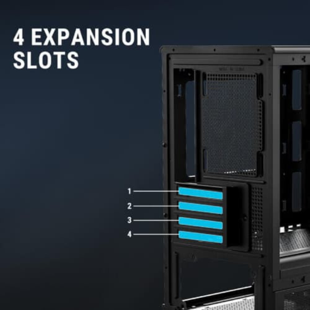 ANT ESPORTS 300 Air MATX Mini Tower Cabinet (Black)